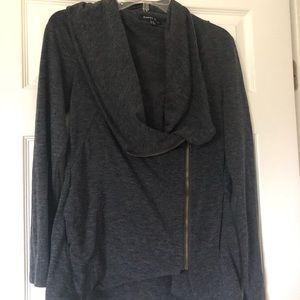 ModCloth zip front airport cardigan